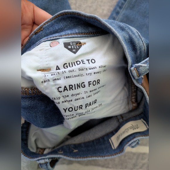 Madewell 9 Inch High Rise Denim Skinny Jeans 23 - Picture 13 of 13